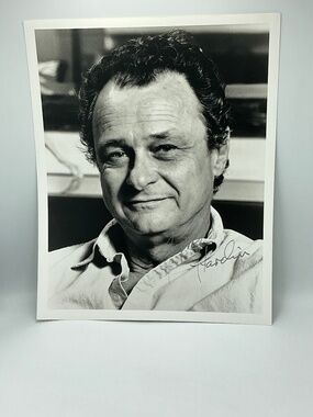Star Trek TNG Autographed Jerry Hardin Signed Photo Mark Twain 8x10 Promo